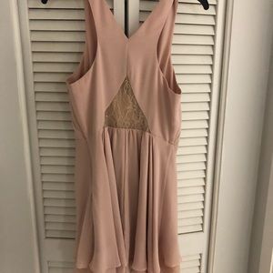 New dress, light pink.